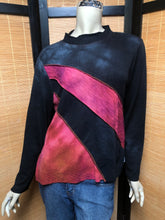 Load image into Gallery viewer, Bejeweled Mid Sky-Dye Long-Sleeved Pullover in Majestic Dazzling Midnight
