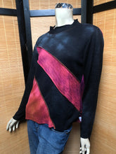 Load image into Gallery viewer, Bejeweled Mid Sky-Dye Long-Sleeved Pullover in Majestic Dazzling Midnight
