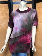 Load image into Gallery viewer, Bejeweled Long Sky-Dye Short-Sleeved Pullover in Majestic Autumn Meadow
