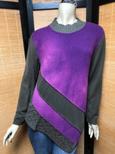 Load image into Gallery viewer, Bejeweled Long Sky-Dye Long-Sleeved Pullover in Forestry Sunset Beauty
