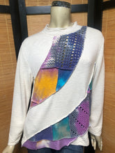Load image into Gallery viewer, Fresh Fruit Sky-Dye Long Long-Sleeved Crew-Necked Sustainable Pullover in Sunrise Spring Color
