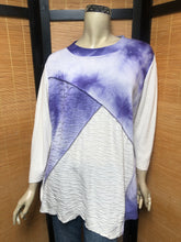 Load image into Gallery viewer, Fresh Fruit Sky-Dye Long Long-Sleeved Crew-Necked Pullover in Cobalt Spring Breeze
