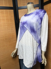 Load image into Gallery viewer, Fresh Fruit Sky-Dye Long Long-Sleeved Crew-Necked Pullover in Cobalt Spring Breeze
