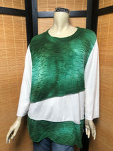 Load image into Gallery viewer, Fresh Fruit Sky-Dye Long Long-Sleeved Crew-Necked Pullover in Jade Spring Bliss
