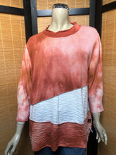 Load image into Gallery viewer, Fresh Fruit Sky-Dye Long Long-Sleeved Crew-Necked Pullover in Orange Spring Paradise
