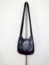 Load image into Gallery viewer, Sky-Dyed Black Handbag w/ Phone Sleeve
