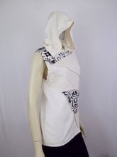 Load image into Gallery viewer, B&amp;W Star Sleeveless Hoodie
